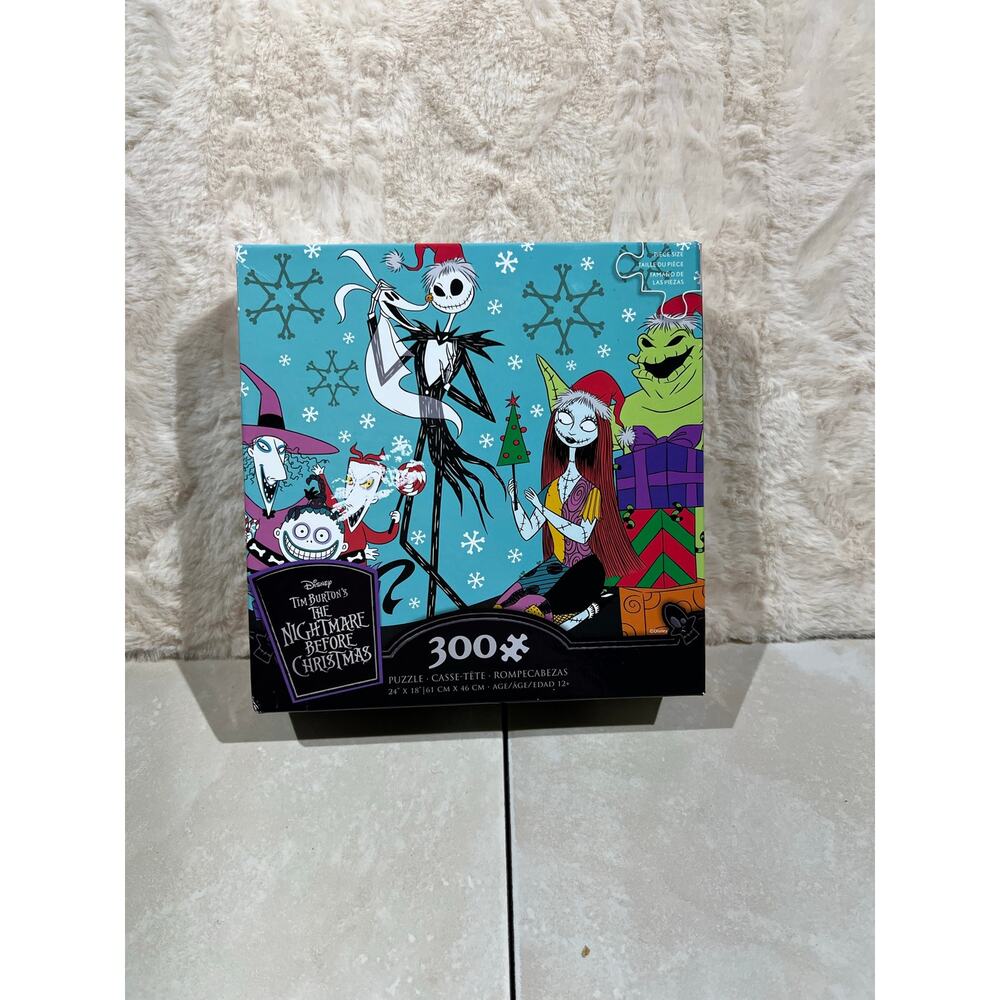 Nightmare Before Christmas 300 Piece Puzzle Sealed Disney Tim Burton